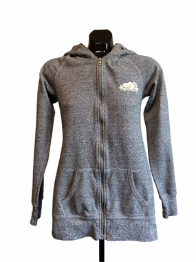 Roots Canada Grey Full-Zip Hoodie, Size S